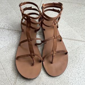 ☀️🩴Brown Strappy Sandals | Size: 9